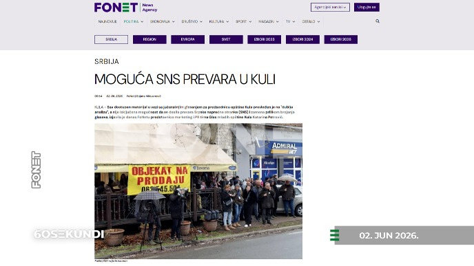 Vesti u 60 sekundi